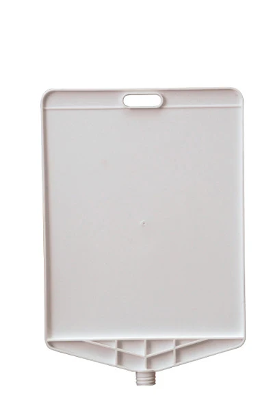 Obdélníkový držák značky pro plastové sloupky/patníky (Elasto, Maxi Plus, Multimax)