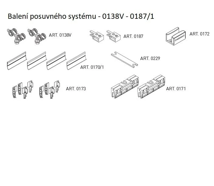 SC - Posuvný systém balení 100 skla