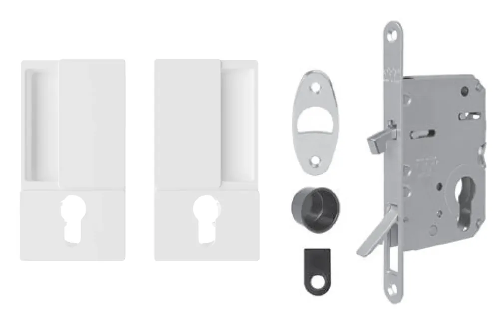 AGB - Set Sliding Doors Wave - HR PZ - Shells and Handles pro posuvné dveře