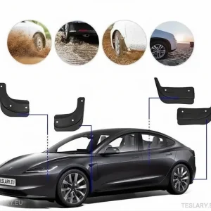 Tesla 3 Highland Anti Splash Fender vložky (bahenní klapky)