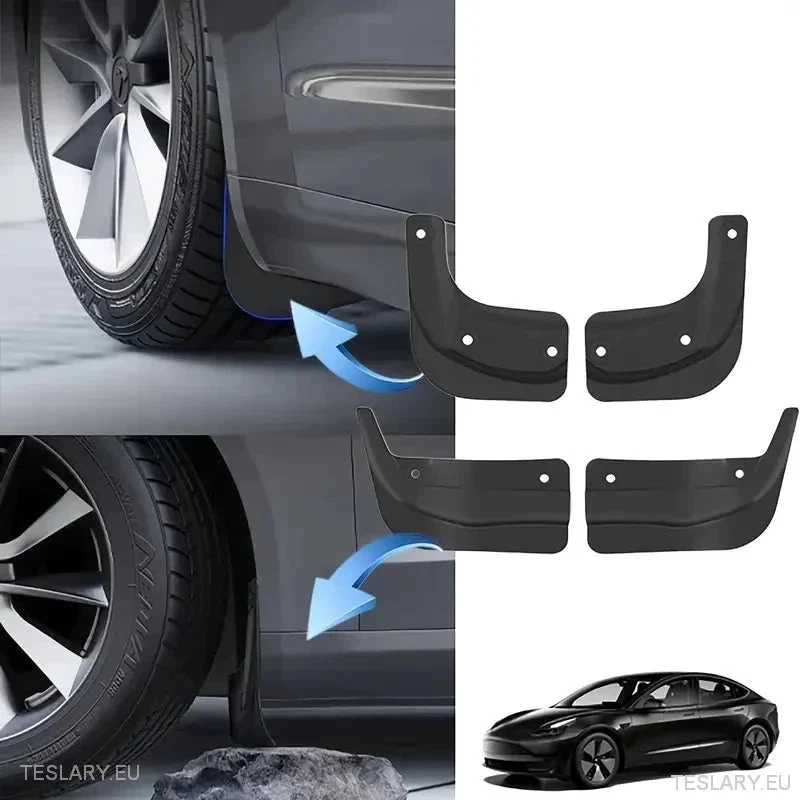 Tesla 3 Highland Anti Splash Fender vložky (bahenní klapky)