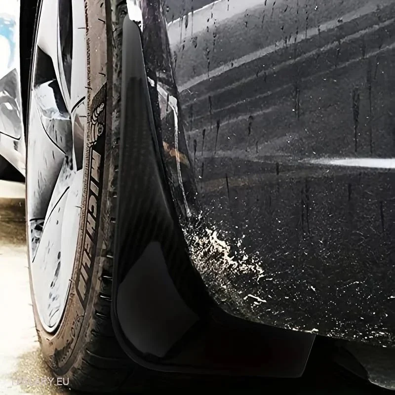 Tesla Model 3 Highland Charlout Fiber Style Mud Claps (4 kusy)