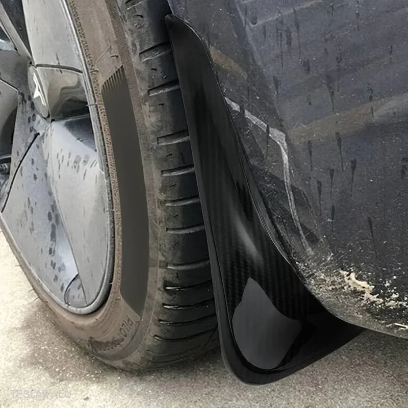 Tesla Model 3 Highland Charlout Fiber Style Mud Claps (4 kusy)