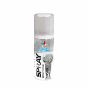 Barva ve spreji Food Colours Silver (50 ml) Stříbrná