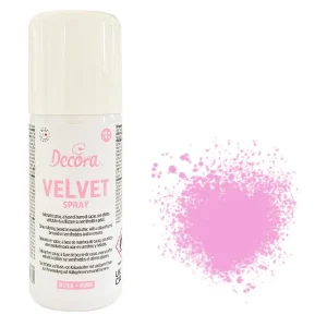 Barva ve spreji, sametový efekt růžový 100ml