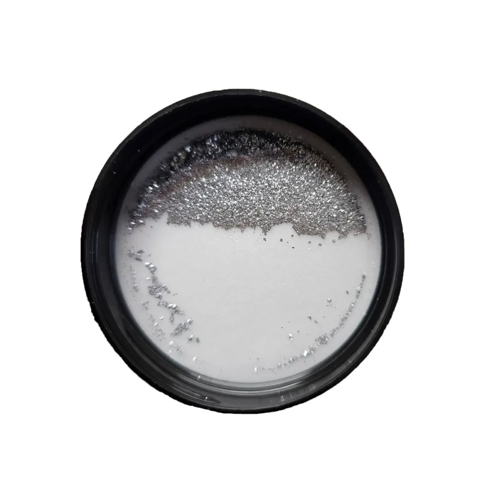 JUB DECOR Crystals stříbrné dekorativní třpytky do barvy v gelu