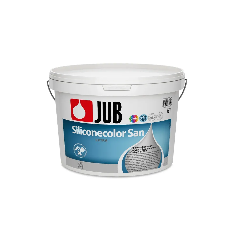 JUB SILICONECOLOR San extra mikroarmovaná silikonová fasádní barva