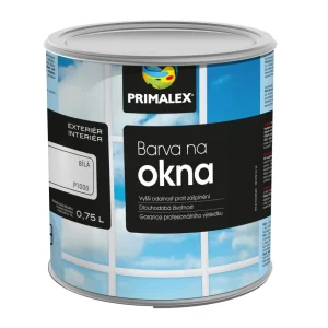 PRIMALEX Krycí barva na okna bíla