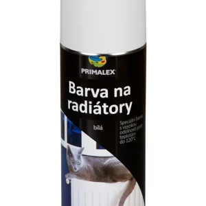 PRIMALEX Bílá syntetická barva na radiátory ve spreji