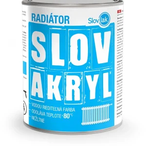 SLOVAKRYL RADIÁTOR bílá vrchní barva na radiátor