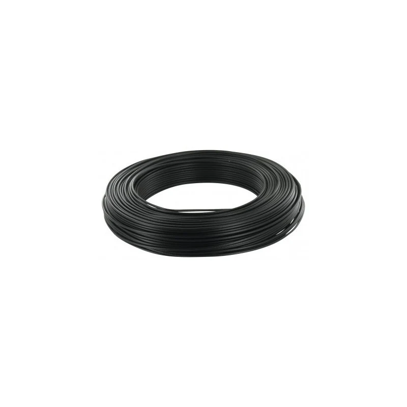 Câble souple H07V-K 2,5mm NOIR Couronne 100m