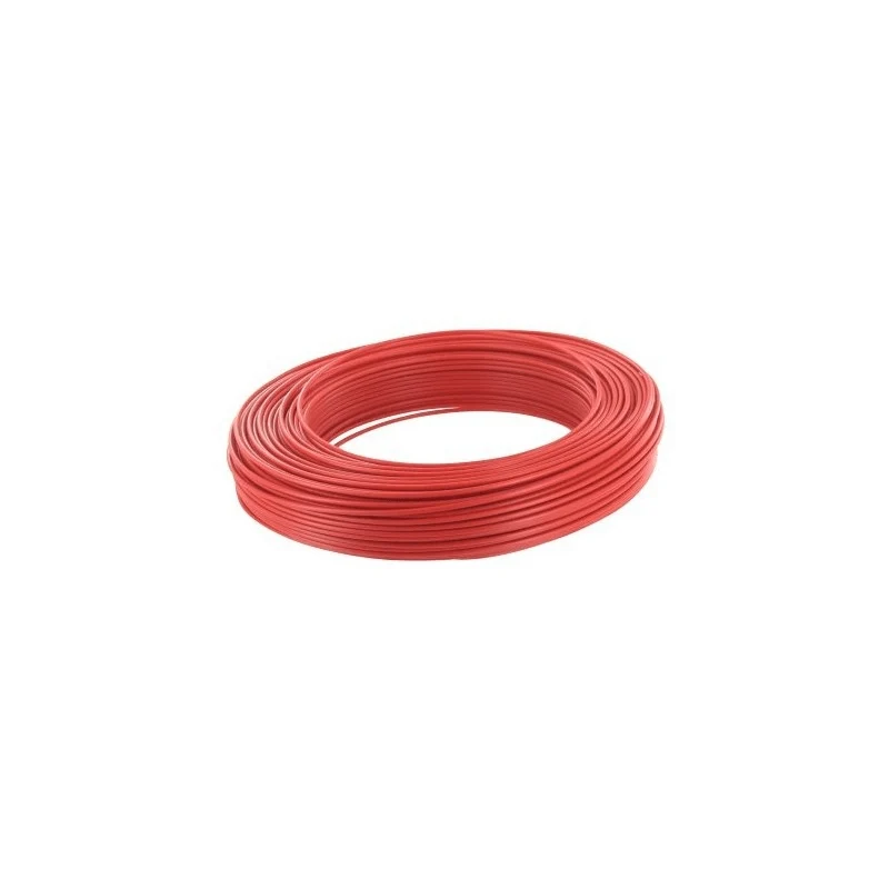 Câble souple H07V-K 2,5mm ROUGE Couronne 100m