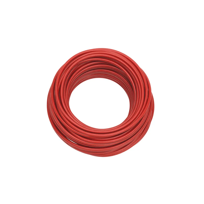 Câble souple H07V-K 6mm ROUGE Couronne 100m