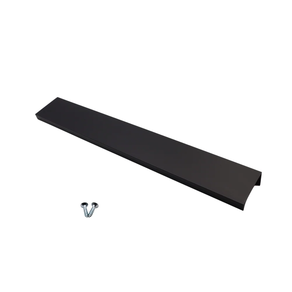 Hrana profilové rukojeti s délkou 256 mm (celková délka 276 mm) - černá.