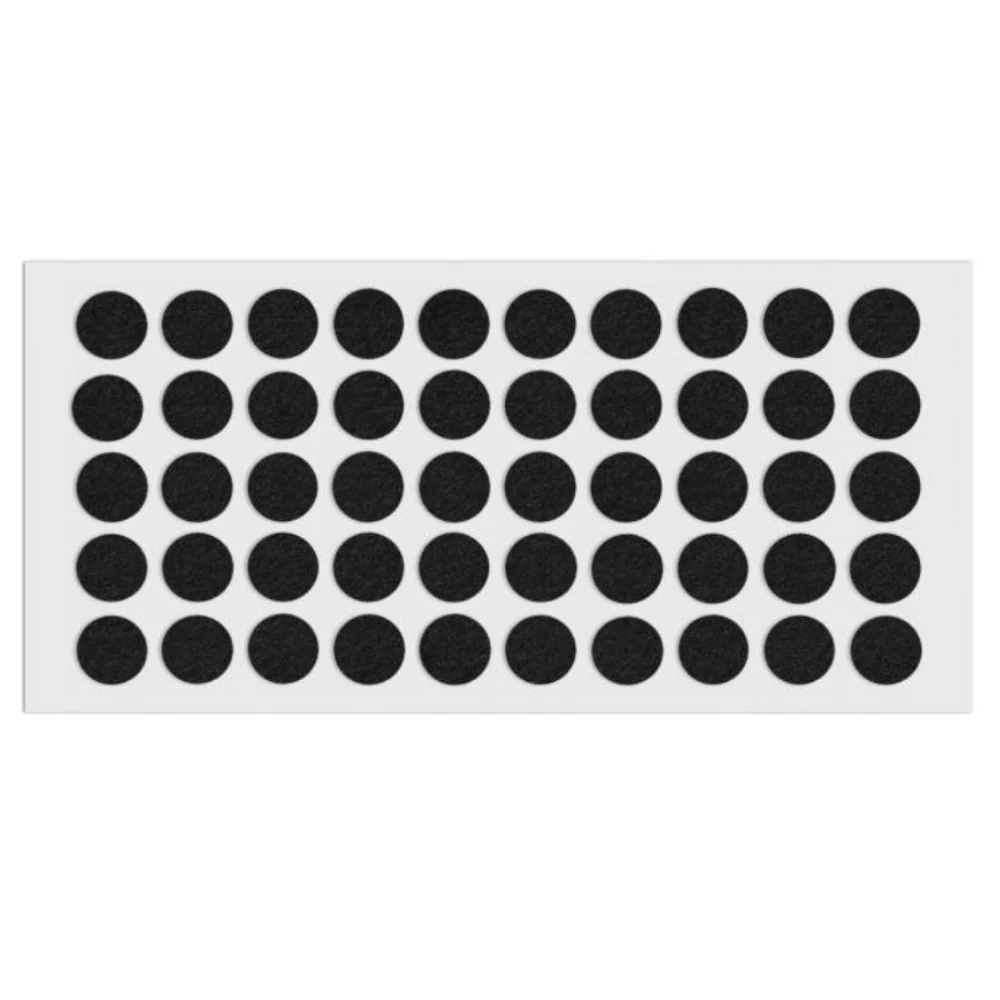 Samolepící filcová podložka Ø18mm černá