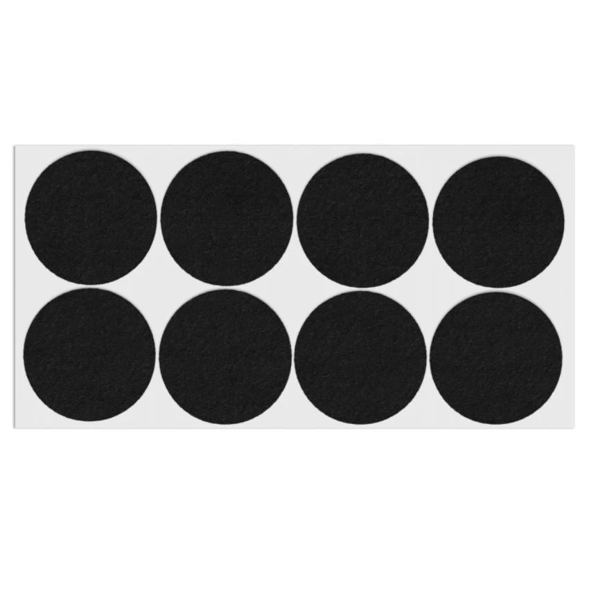 Samolepící filcová podložka Ø55mm černá