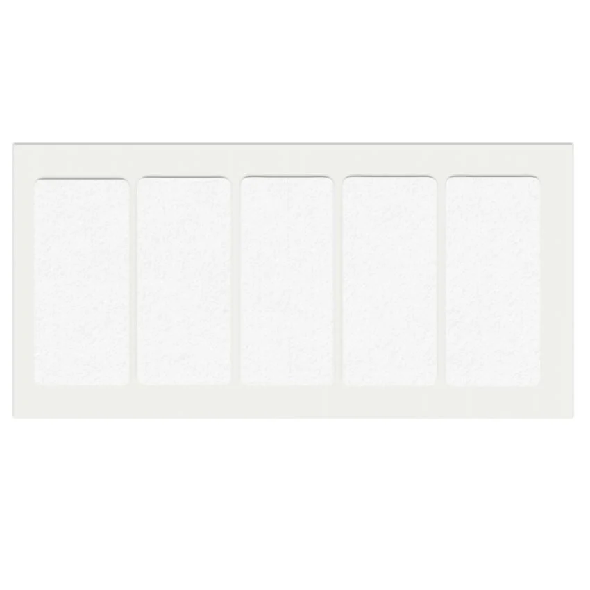 Samolepící filcová podložka 40x90mm bílá