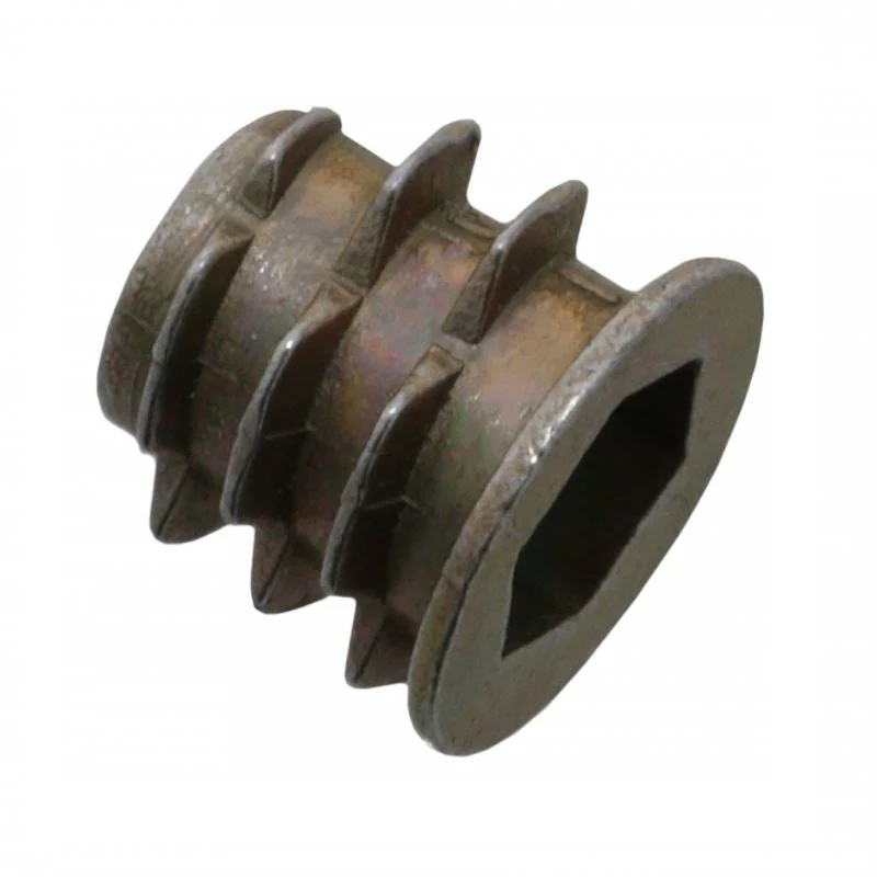 M6 závitový vložka 8x10mm - 100 ks