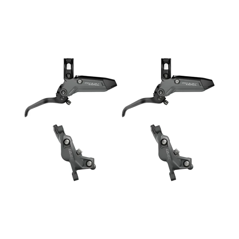 Pár 4pístkových brzd SRAM LEVEL BRONZE STEALTH Grey