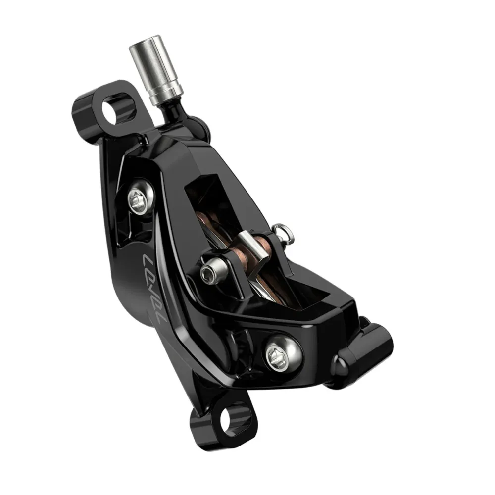 Pár 4pístkových brzd SRAM LEVEL SILVER STEALTH Black