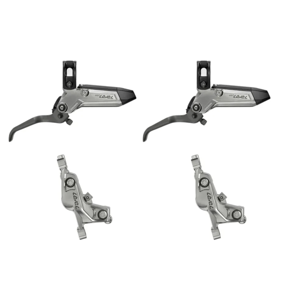 Pár 4pístkových brzd SRAM LEVEL ULTIMATE STEALTH Silver