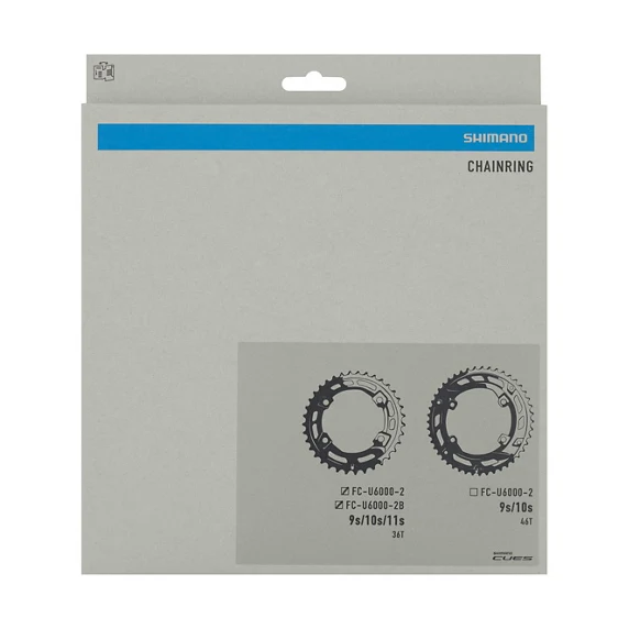 9/10/11V SHIMANO CUES FC-U6000-2/FC-U6000-2B PCD 96mm venkovní řetězový kroužek