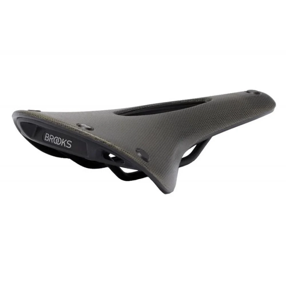 BROOKS CAMBIUM C17 vyřezávané sedlo zelené barvy
