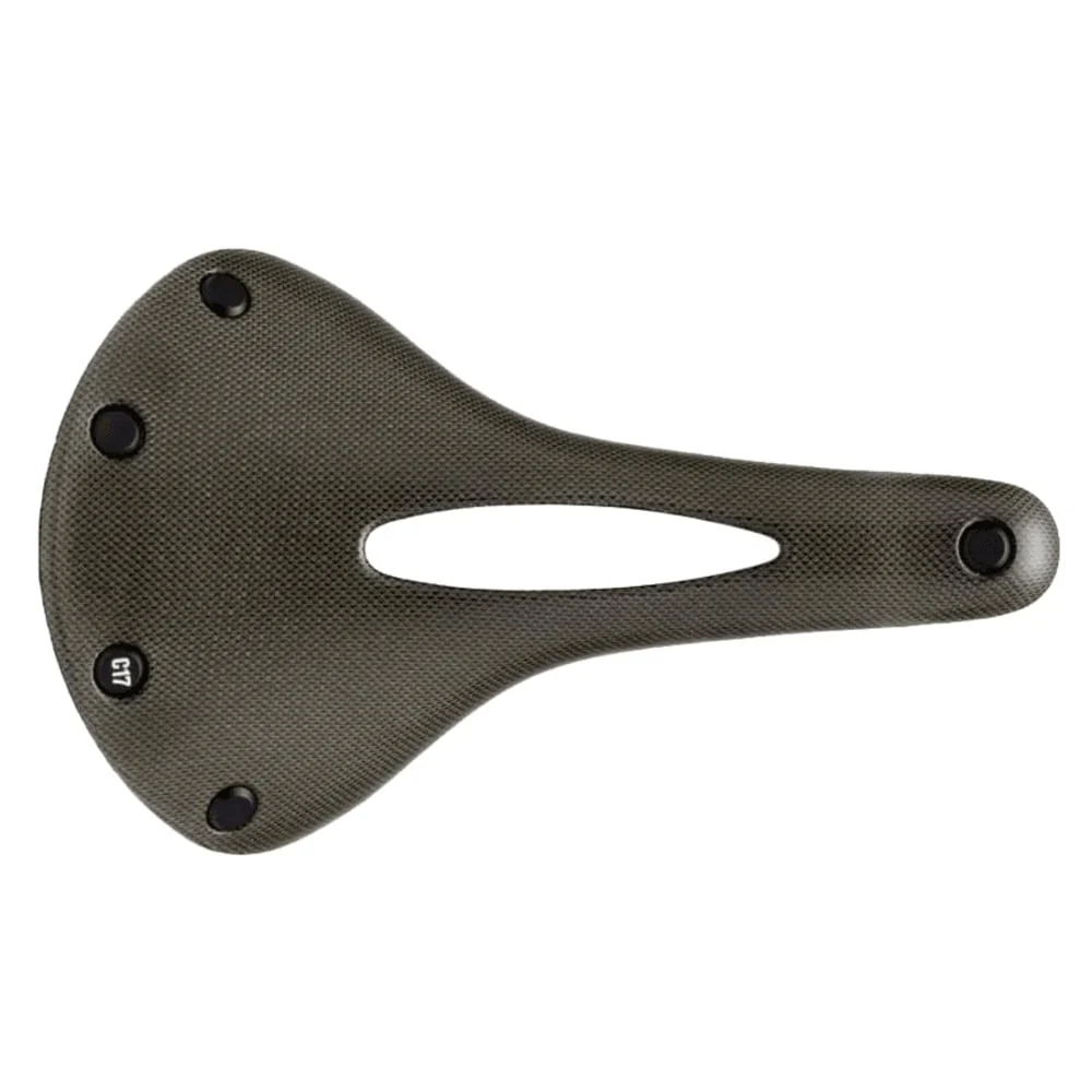 BROOKS CAMBIUM C17 vyřezávané sedlo zelené barvy