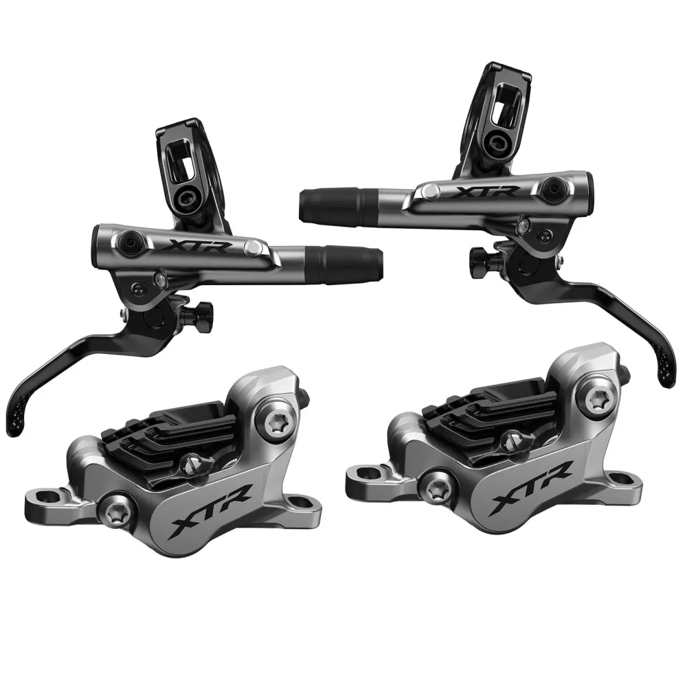 Pár brzdových destiček SHIMANO XTR M9120 4 Piston J-KIT Ventilované kovové brzdové destičky