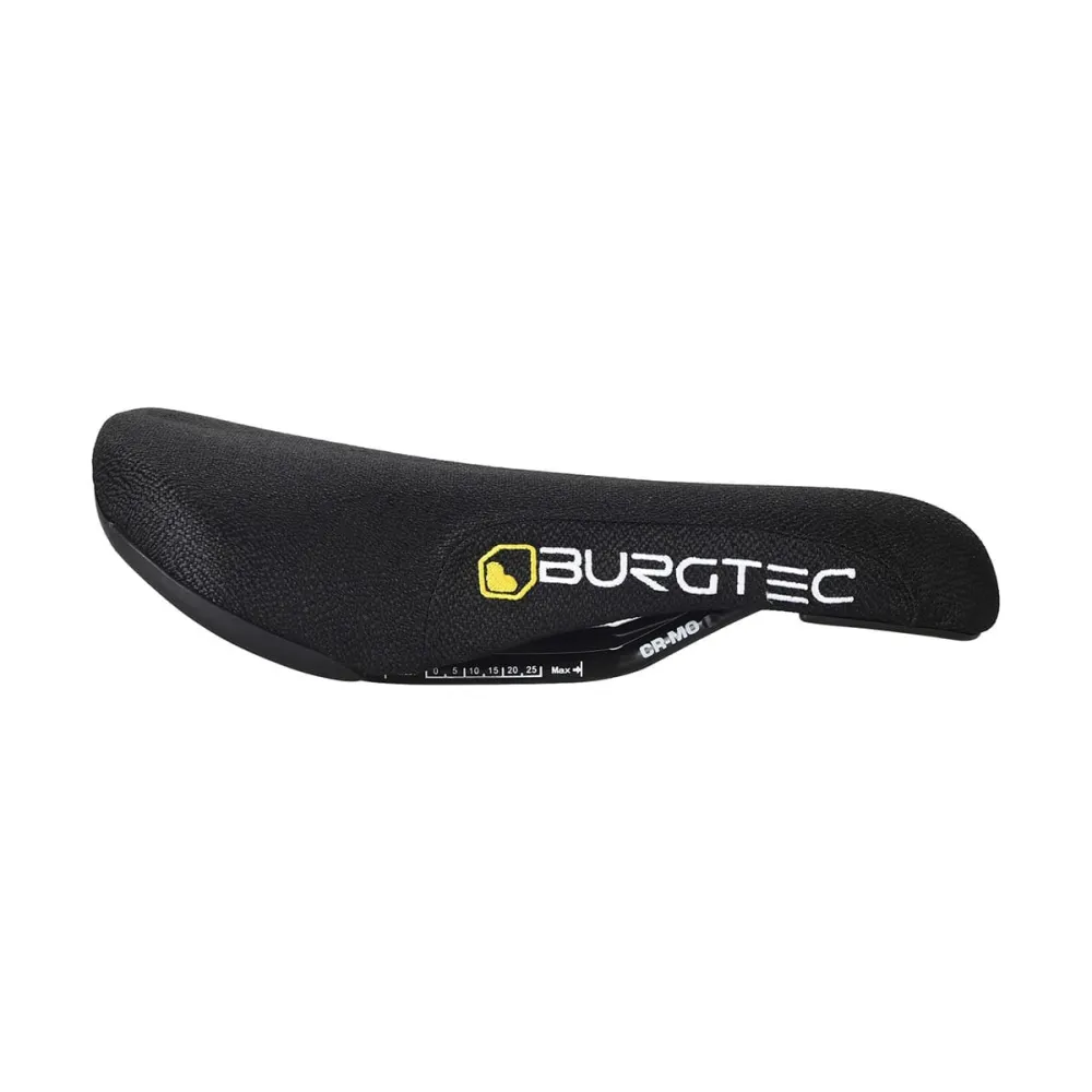 BURGTEC CLOUD BOOST Rails CrMo Logo Sedlo Black