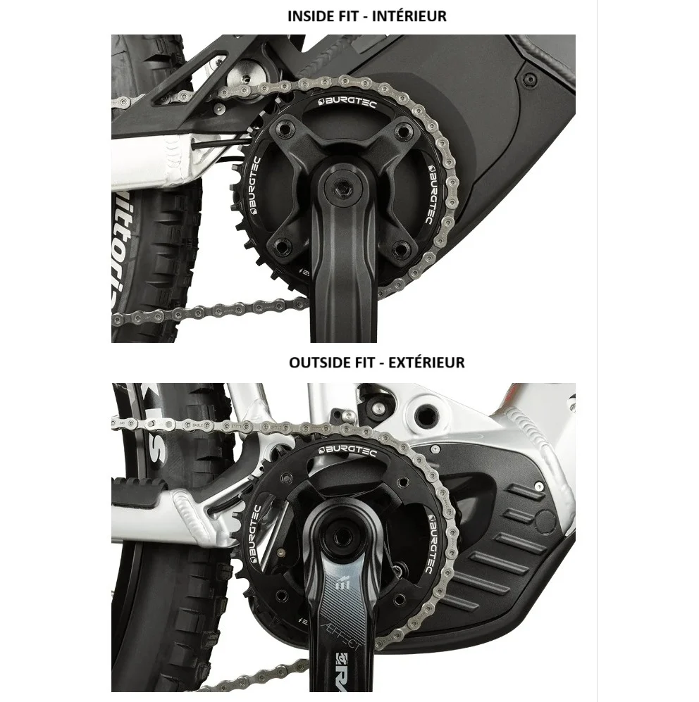 BURGTEC E-BIKE THICK THIN Externí 104mm mono platforma