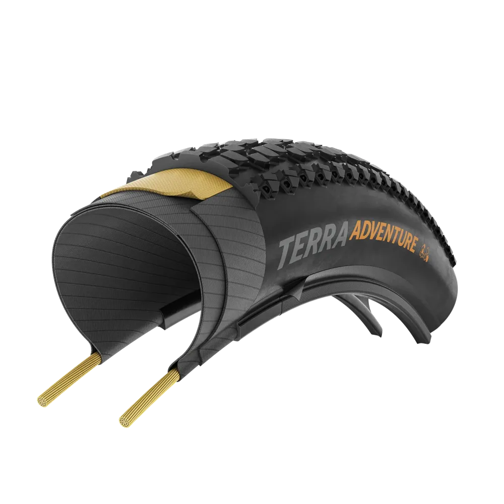 CONTINENTAL TERRA ADVENTURE TRAIL GRIP 700x55c Tubeless Ready Black Reflex pneumatika