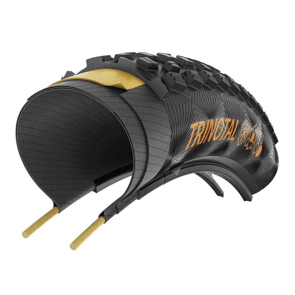 CONTINENTAL TRINOTAL Race Grip 29x2.20 Tubeless Ready Soft Black pneumatika