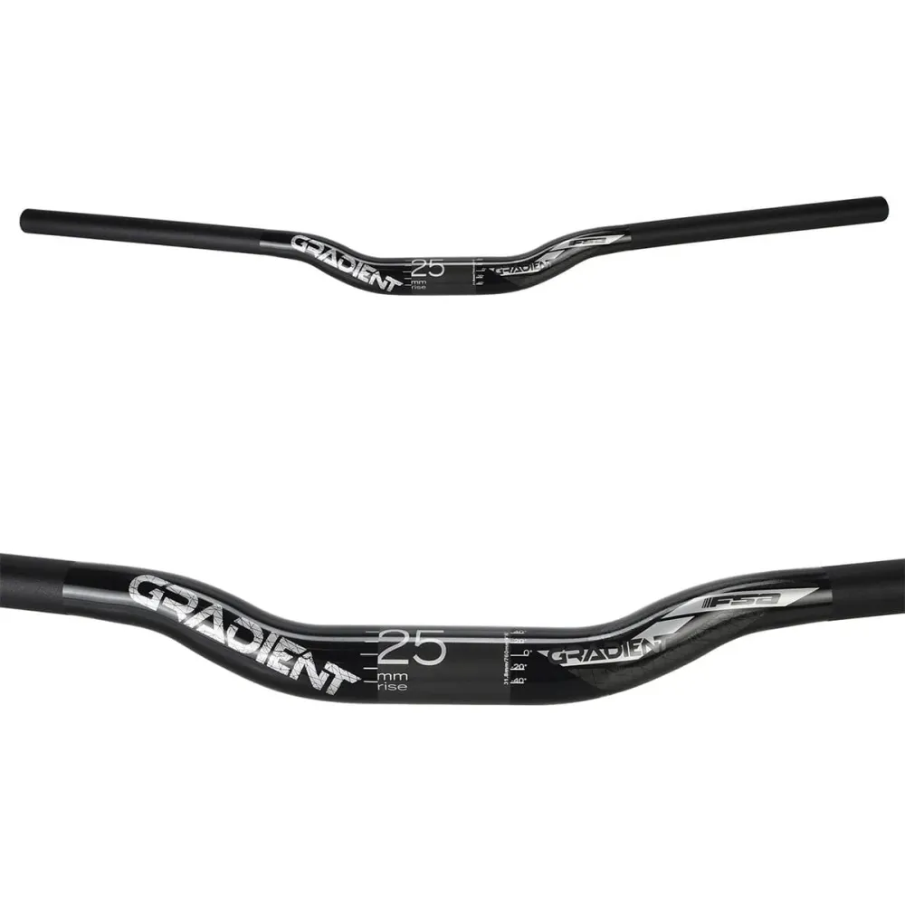 Řídítka FSA GRADIENT Aluminium Rise 25mm 31,8/760mm Black