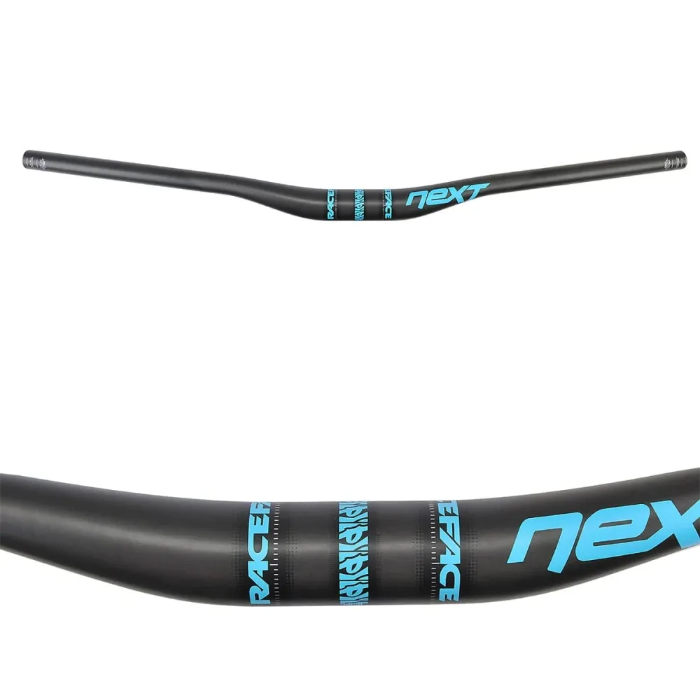 Řídítka RACE FACE NEXT Rise 20mm 760mm Carbon/Blue