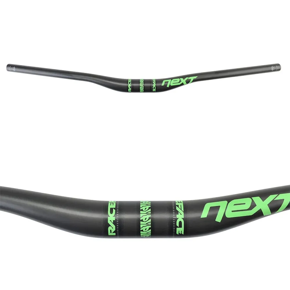 Řídítka RACE FACE NEXT Rise 20mm 760mm Carbon/Green