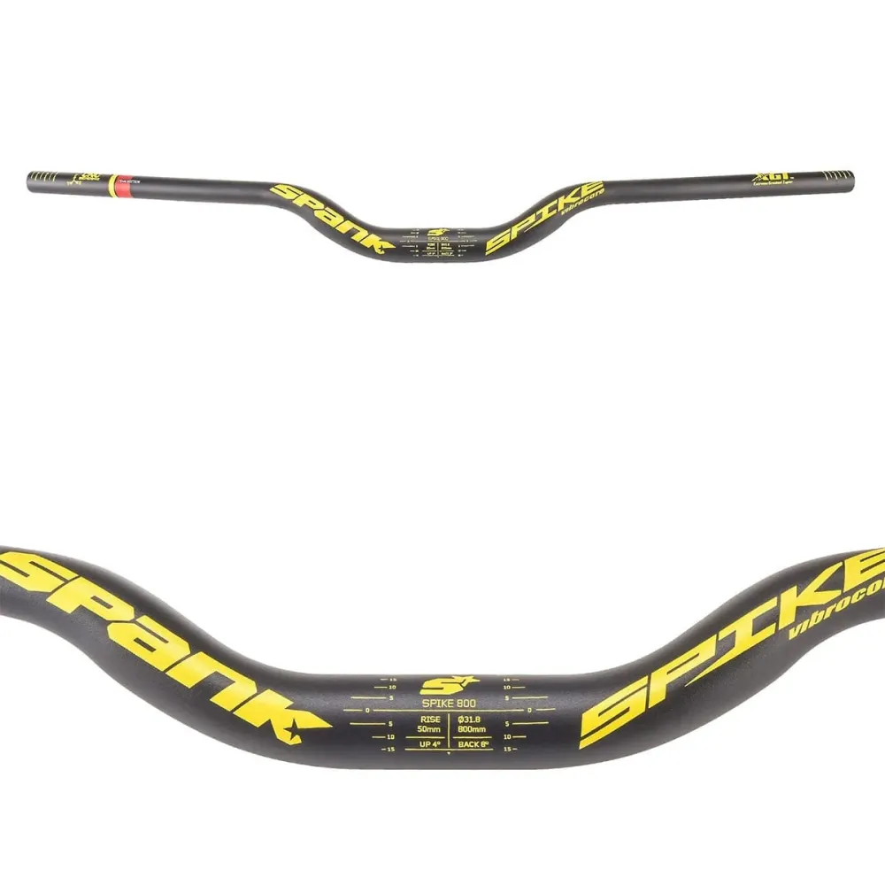 Řídítka SPANK SPIKE 800 VIBROCORE Rise 50mm 800mm TEAM EDITION