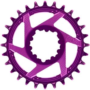 E-THIRTEEN HELIX RACE 11/12V přímá montáž SRAM Boost Offset 3mm Violet Mono řetězový kroužek