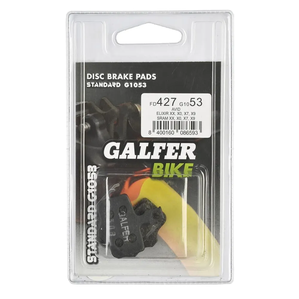 GALFER PERFORMANCE Semi-metalické brzdové destičky Avid/Sram Elixir / XX / X0 / DB / Level / Level T / Level TL