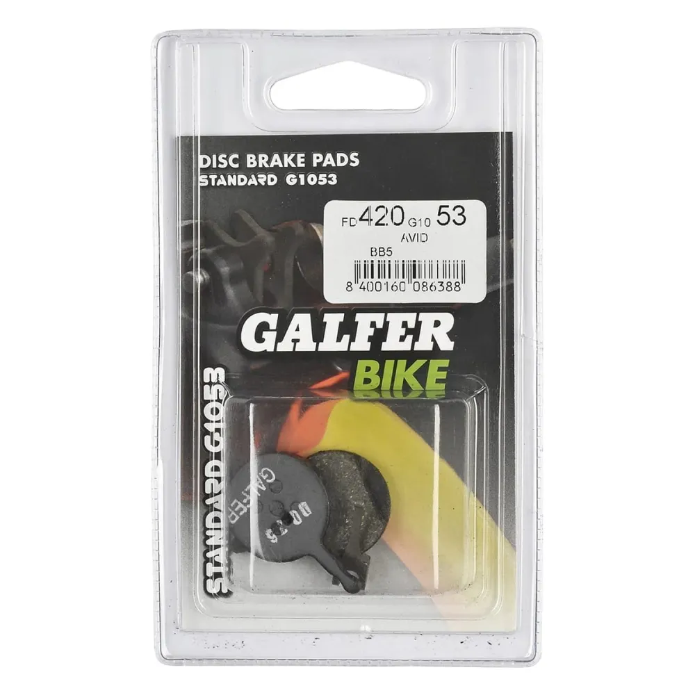 GALFER PERFORMANCE Semi-metalické vložky Avid BB5