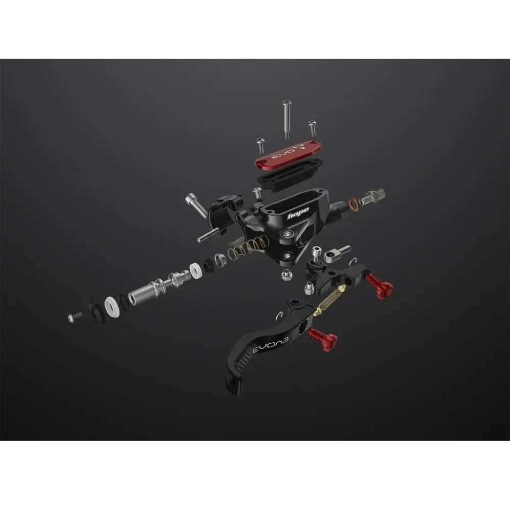 HOPE TECH 4 EVO X2 PM Aviation Přední brzda stříbrná/oranžová