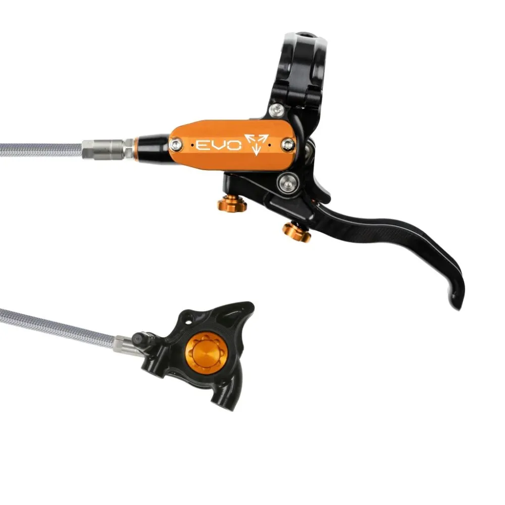 HOPE TECH 4 EVO X2 FM Aviation přední brzda černá/oranžová