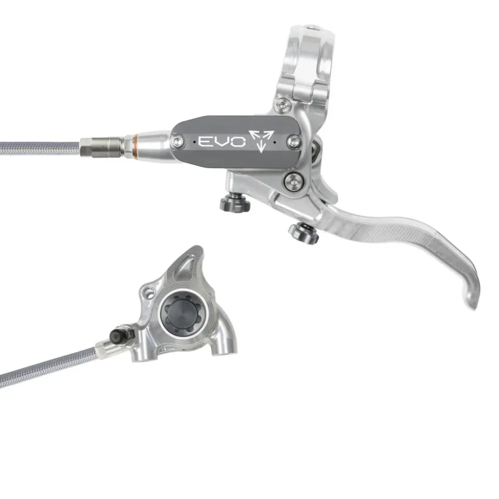 HOPE TECH 4 EVO X2 FM Aviation Přední brzda stříbrná/kouřová