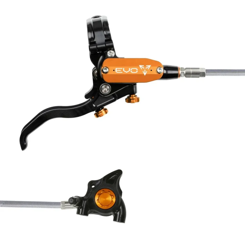 HOPE TECH 4 EVO X2 FM Aviation Zadní brzda černá/oranžová