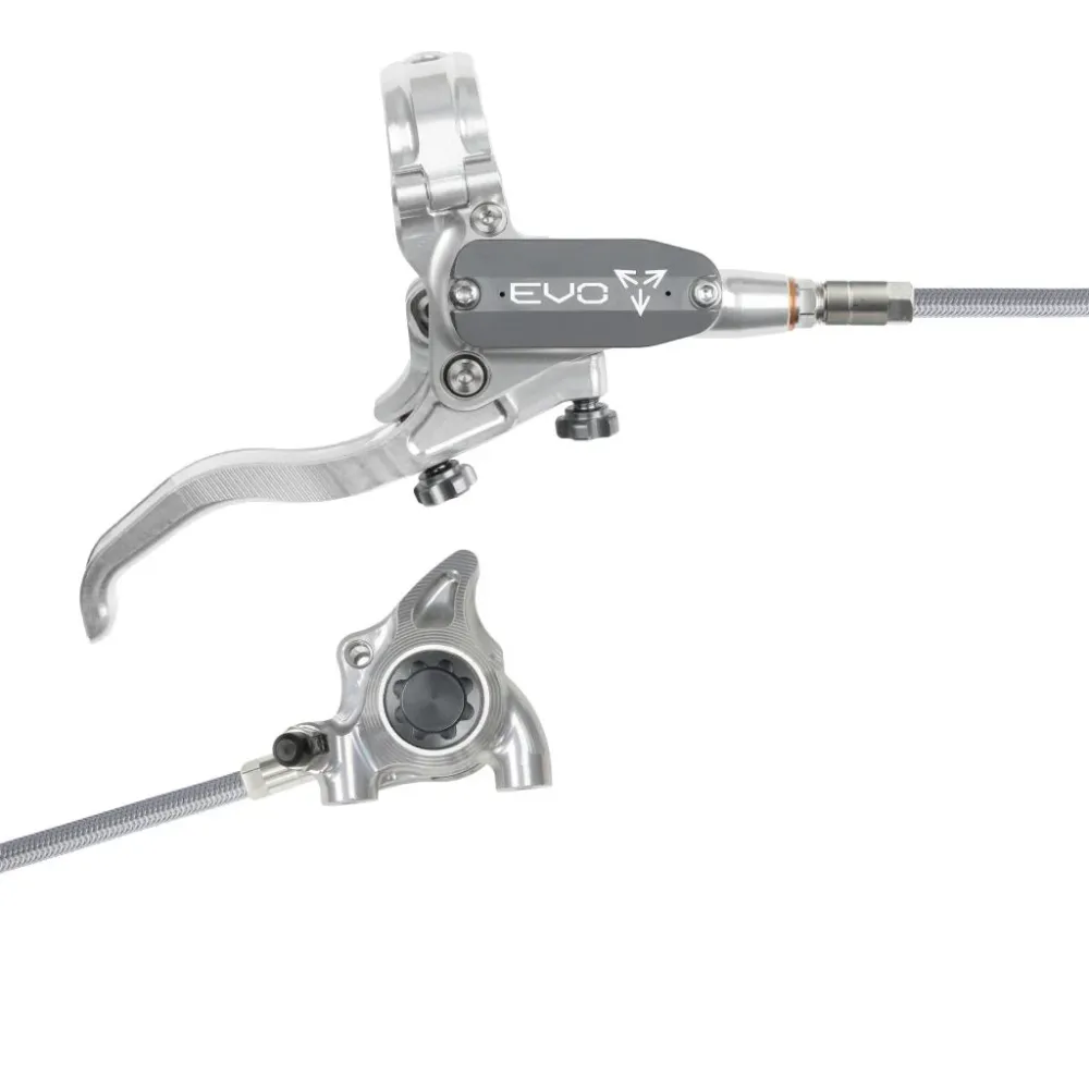 HOPE TECH 4 EVO X2 FM Aviation Zadní brzda stříbrná/kouřová
