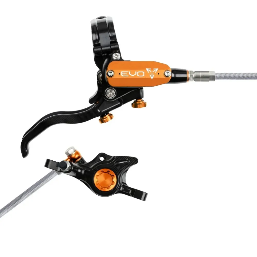 HOPE TECH 4 EVO X2 PM Aviation Zadní brzda černá/oranžová