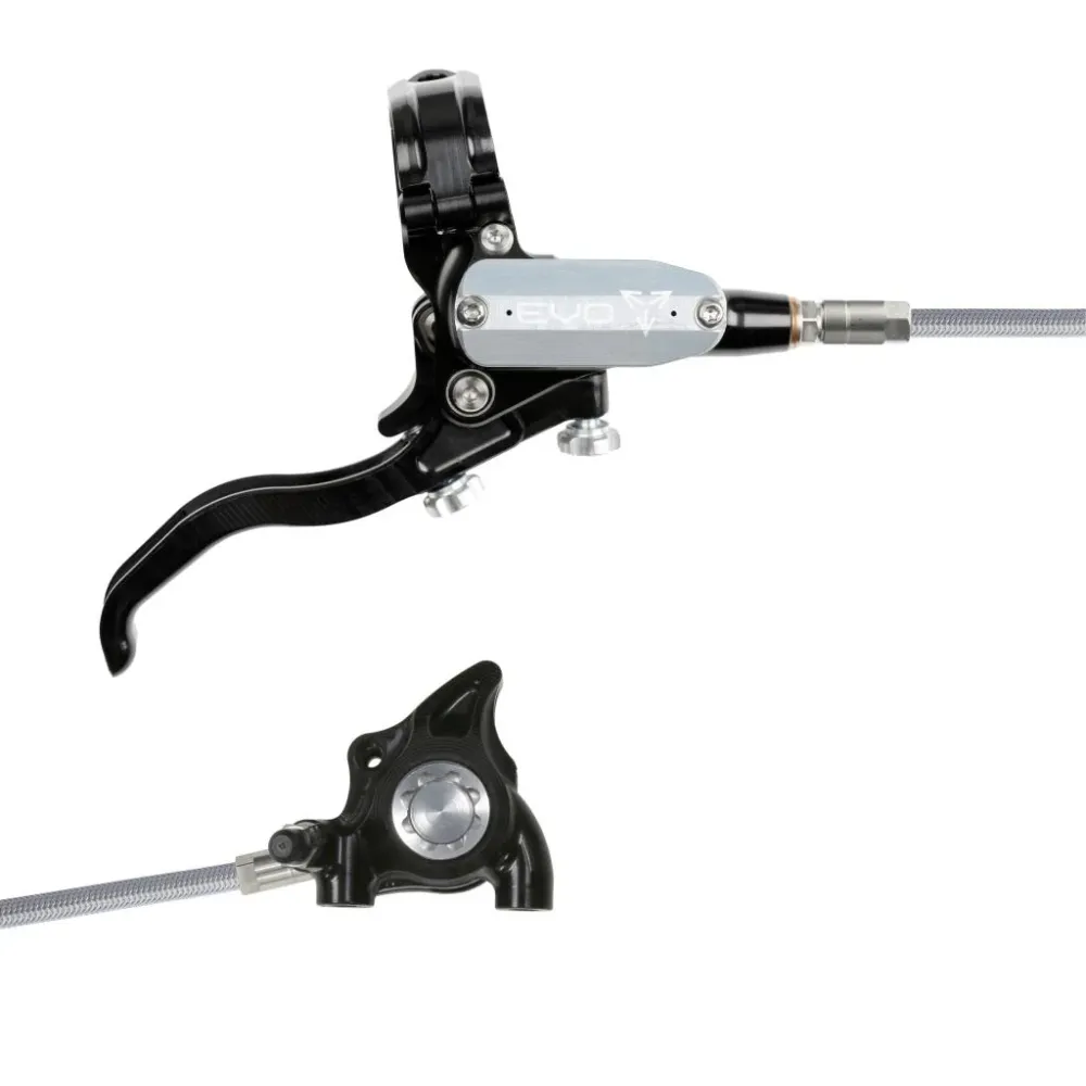 HOPE TECH 4 EVO X2 FM Aviation Zadní brzda černá/stříbrná