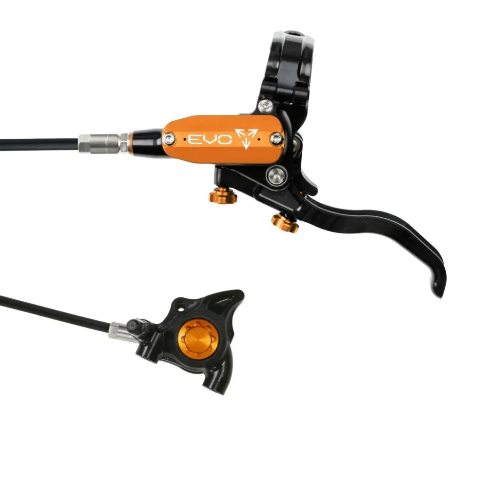 HOPE TECH 4 EVO X2 FM přední brzda černá/oranžová