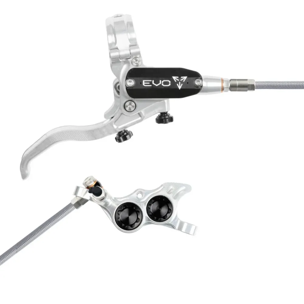 HOPE TECH 4 EVO TR4 Aviation zadní brzda stříbrná/černá