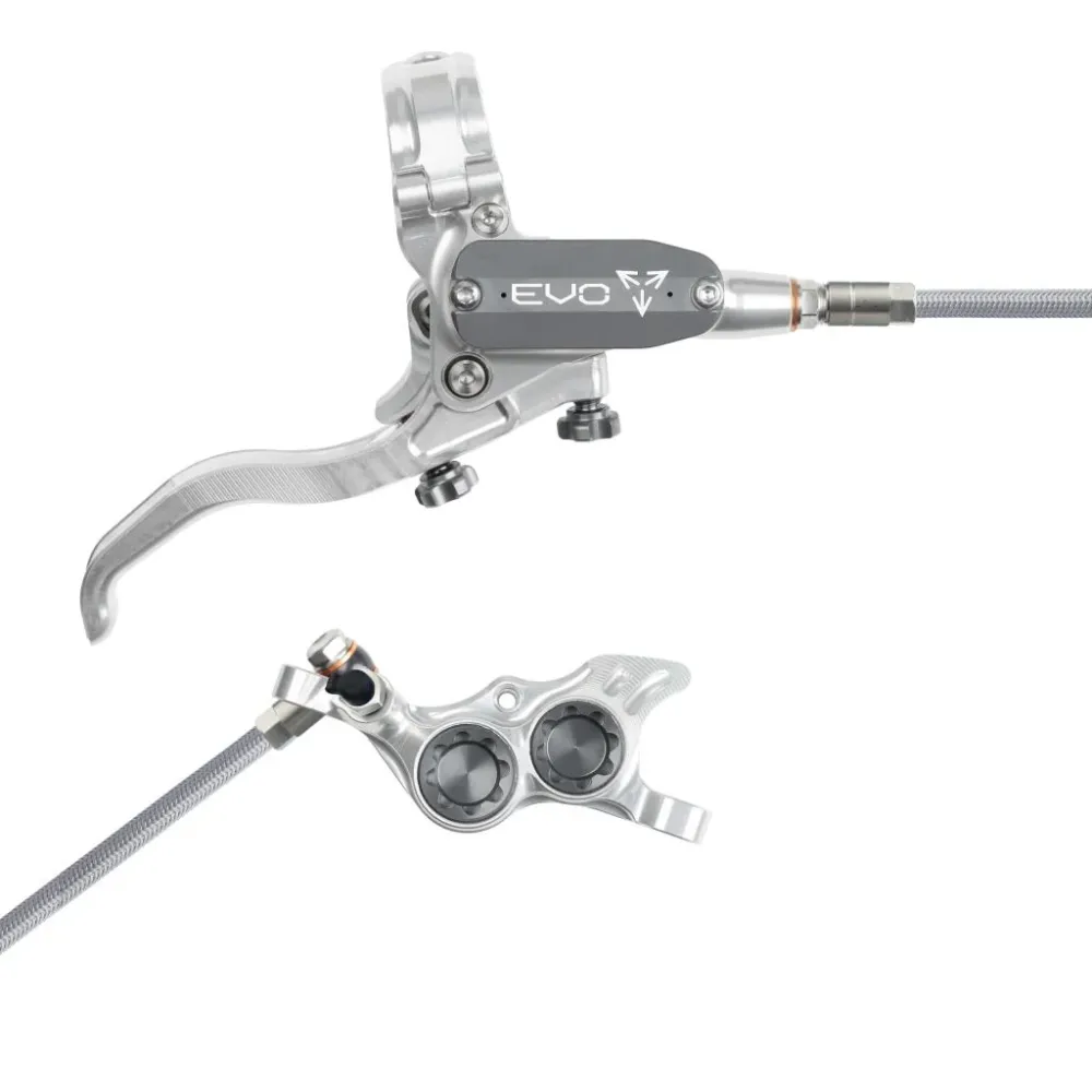 HOPE TECH 4 EVO TR4 Aviation Zadní brzda stříbrná/kouřová